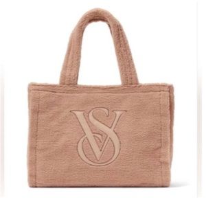 Victoria's Secret Plush Tote Bag in Blush